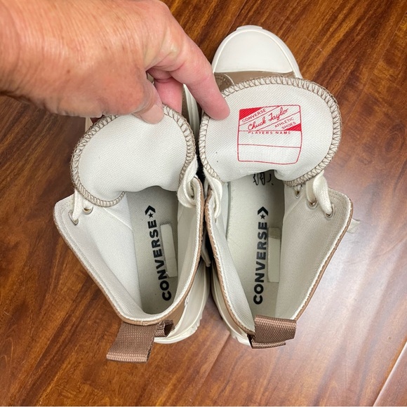 Converse Run Star Hike Chuck‎ Taylor Leather High Top Platform Sneakers. - Picture 16 of 16